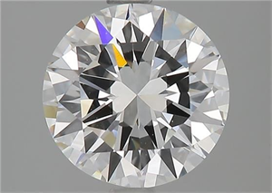 Picture of Natural Diamond 1.90 Carats, Round with Very Good Cut, D Color, SI1 Clarity and Certified by GIA