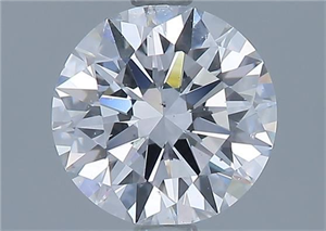 Picture of Natural Diamond 1.51 Carats, Round with Excellent Cut, D Color, SI1 Clarity and Certified by GIA