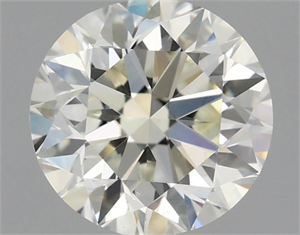 Picture of Natural Diamond 1.50 Carats, Round with Very Good Cut, N Color, SI1 Clarity and Certified by GIA