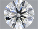 Natural Diamond 0.50 Carats, Round with Very Good Cut, I Color, VVS1 Clarity and Certified by IGI