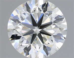 Picture of Natural Diamond 0.50 Carats, Round with Very Good Cut, I Color, VVS1 Clarity and Certified by IGI