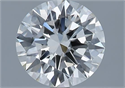 Natural Diamond 1.74 Carats, Round with Very Good Cut, I Color, VVS2 Clarity and Certified by GIA