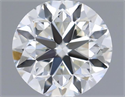 Natural Diamond 0.62 Carats, Round with Very Good Cut, H Color, VVS1 Clarity and Certified by IGI