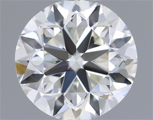 Picture of Natural Diamond 0.62 Carats, Round with Very Good Cut, H Color, VVS1 Clarity and Certified by IGI