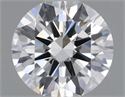 Diamante Natural 0.48 quilates, Redondo , Color F, claridad VS2 y certificado GIA