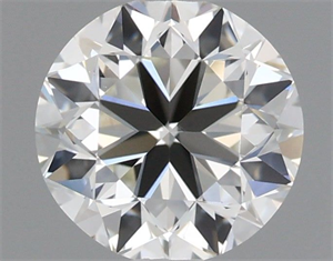 Picture of Natural Diamond 1.00 Carats, Round with Very Good Cut, I Color, VVS1 Clarity and Certified by IGI