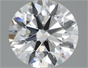 Diamante Natural 1.57 quilates, Redondo , Color I, claridad VVS1 y certificado GIA