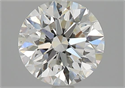 Natural Diamond 1.71 Carats, Round with Excellent Cut, I Color, VS1 Clarity and Certified by GIA