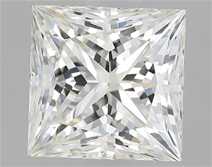 Picture of Natural Diamond 1.51 Carats, Princess with  Cut, H Color, VVS1 Clarity and Certified by IGI