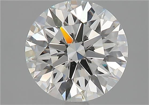 Picture of Natural Diamond 1.66 Carats, Round with Excellent Cut, H Color, VVS1 Clarity and Certified by GIA