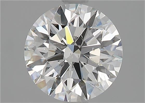 Foto Diamante Natural 1.61 quilates, Redondo , Color F, claridad SI1 y certificado GIA de