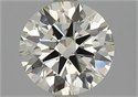 Diamante Natural 1.61 quilates, Redondo , Color M, claridad VVS1 y certificado GIA