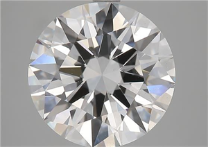Picture of Natural Diamond 4.19 Carats, Round with Excellent Cut, E Color, VS2 Clarity and Certified by GIA