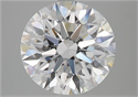 Natural Diamond 3.51 Carats, Round with Excellent Cut, D Color, VVS2 Clarity and Certified by GIA