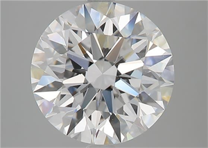 Picture of Natural Diamond 3.51 Carats, Round with Excellent Cut, D Color, VVS2 Clarity and Certified by GIA