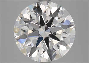 Picture of Natural Diamond 4.02 Carats, Round with Excellent Cut, H Color, VS1 Clarity and Certified by GIA