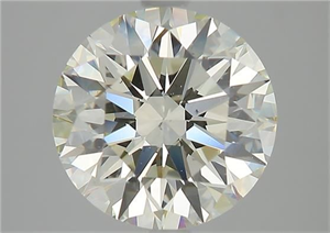 Foto Diamante Natural 3.03 quilates, Redondo , Color M, claridad SI1 y certificado GIA de