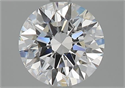 Diamante Natural 1.54 quilates, Redondo , Color D, claridad VS2 y certificado GIA