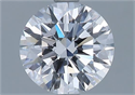 Natural Diamond 1.52 Carats, Round with Excellent Cut, D Color, VS2 Clarity and Certified by GIA