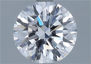 Picture of Natural Diamond 1.52 Carats, Round with Excellent Cut, D Color, VS2 Clarity and Certified by GIA