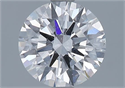 Natural Diamond 1.51 Carats, Round with Excellent Cut, E Color, SI1 Clarity and Certified by GIA
