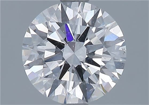 Picture of Natural Diamond 1.51 Carats, Round with Excellent Cut, E Color, SI1 Clarity and Certified by GIA
