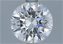 Diamante Natural 1.51 quilates, Redondo , Color I, claridad VVS1 y certificado GIA