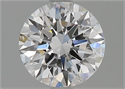 Natural Diamond 1.40 Carats, Round with Excellent Cut, D Color, VS2 Clarity and Certified by GIA