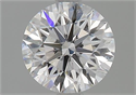 Diamante Natural 1.35 quilates, Redondo , Color D, claridad VS2 y certificado GIA