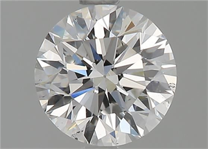 Foto Diamante Natural 1.36 quilates, Redondo , Color F, claridad SI1 y certificado GIA de