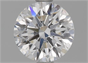 Diamante Natural 1.30 quilates, Redondo , Color E, claridad VS1 y certificado GIA
