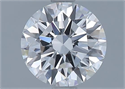 Natural Diamond 1.22 Carats, Round with Excellent Cut, F Color, VVS1 Clarity and Certified by GIA
