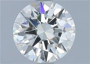 Picture of Natural Diamond 1.23 Carats, Round with Excellent Cut, L Color, VS1 Clarity and Certified by GIA