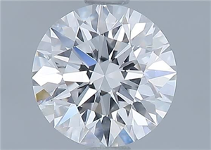 Picture of Natural Diamond 1.03 Carats, Round with Excellent Cut, E Color, VS2 Clarity and Certified by GIA