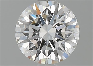 Picture of Natural Diamond 1.02 Carats, Round with Excellent Cut, E Color, VS2 Clarity and Certified by GIA