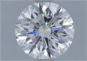Natural Diamond 1.01 Carats, Round with Excellent Cut, F Color, VS1 Clarity and Certified by GIA