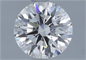Natural Diamond 1.01 Carats, Round with Excellent Cut, F Color, VS2 Clarity and Certified by GIA