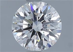 Picture of Natural Diamond 1.01 Carats, Round with Excellent Cut, F Color, VS2 Clarity and Certified by GIA