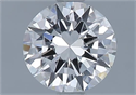 Natural Diamond 1.01 Carats, Round with Very Good Cut, F Color, VS1 Clarity and Certified by GIA