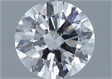 Natural Diamond 0.90 Carats, Round with Excellent Cut, H Color, VS2 Clarity and Certified by GIA