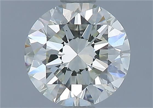 Picture of Natural Diamond 0.90 Carats, Round with Very Good Cut, L Color, VS2 Clarity and Certified by GIA