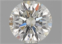 Natural Diamond 0.80 Carats, Round with Excellent Cut, K Color, SI1 Clarity and Certified by GIA
