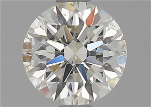 Picture of Natural Diamond 0.80 Carats, Round with Excellent Cut, K Color, SI1 Clarity and Certified by GIA