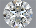 Natural Diamond 0.70 Carats, Round with Very Good Cut, J Color, VVS1 Clarity and Certified by IGI