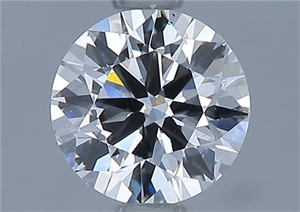 Picture of Natural Diamond 0.70 Carats, Round with Very Good Cut, D Color, VS2 Clarity and Certified by GIA