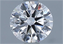 Natural Diamond 0.70 Carats, Round with Very Good Cut, D Color, VS2 Clarity and Certified by GIA