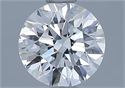 Diamante Natural 0.69 quilates, Redondo , Color E, claridad SI1 y certificado GIA