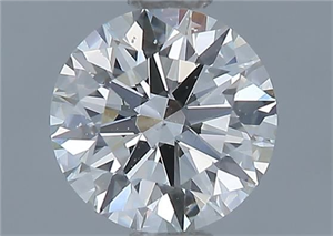 Picture of Natural Diamond 0.70 Carats, Round with Excellent Cut, I Color, VS2 Clarity and Certified by GIA
