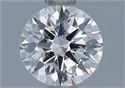 Natural Diamond 0.70 Carats, Round with Excellent Cut, J Color, SI2 Clarity and Certified by GIA