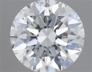 Foto Diamante Natural 0.50 quilates, Redondo , Color E, claridad SI1 y certificado GIA de